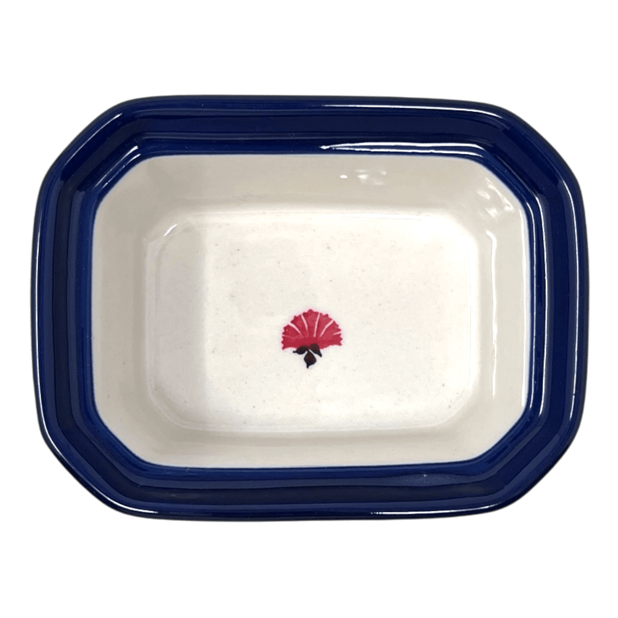Canister, Rectangular, Small, 4.5" x 3.5" in "Coral Fans" by Ceramika Artystyczna | A385-2199X