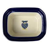Canister, Rectangular, Small, 4.5" x 3.5" in "Lone Owl" by Ceramika Artystyczna | A385-3326X