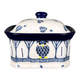 Canister, Rectangular, Small, 4.5" x 3.5" in "Lone Owl" by Ceramika Artystyczna | A385-3326X