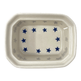 Canister, Rectangular, Small, 4.5" x 3.5" in "Starry Sea" by Ceramika Artystyczna | A385-454C