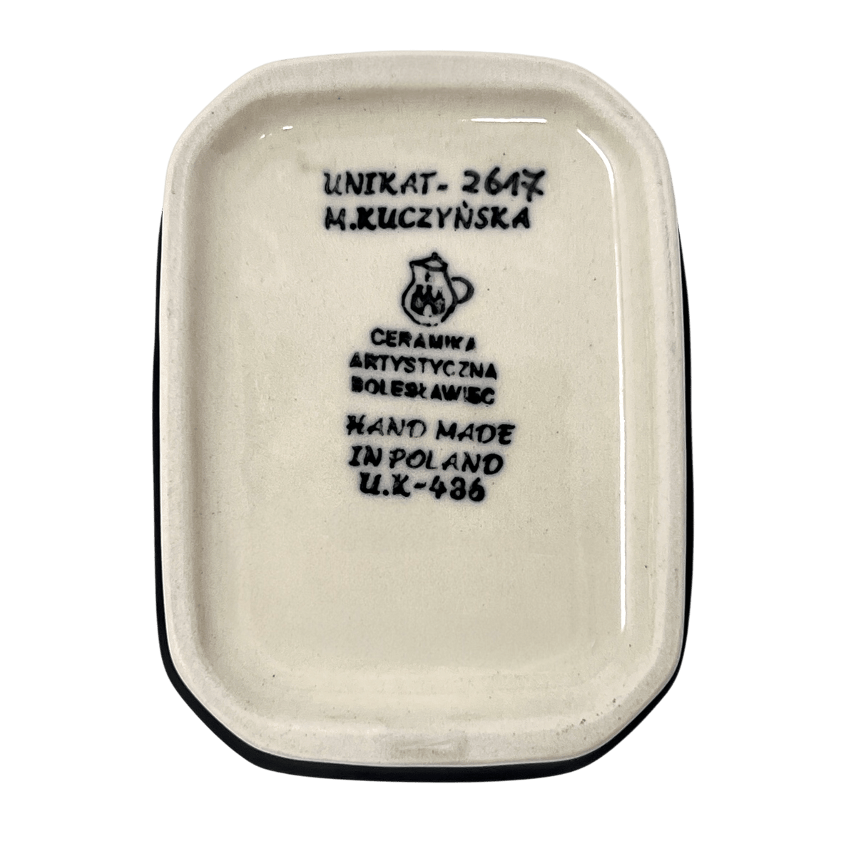 Canister, Rectangular, Small, 4.5" x 3.5" in "Regal Roosters" by Ceramika Artystyczna | A385-U2617