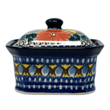 Canister, Rectangular, Small, 4.5" x 3.5" in "Regal Roosters" by Ceramika Artystyczna | A385-U2617