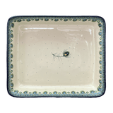 Baker, Lasagna Pan, 10.25" x 12.75" in "Peacock Plume" by Ceramika Artystyczna | A406-2218X