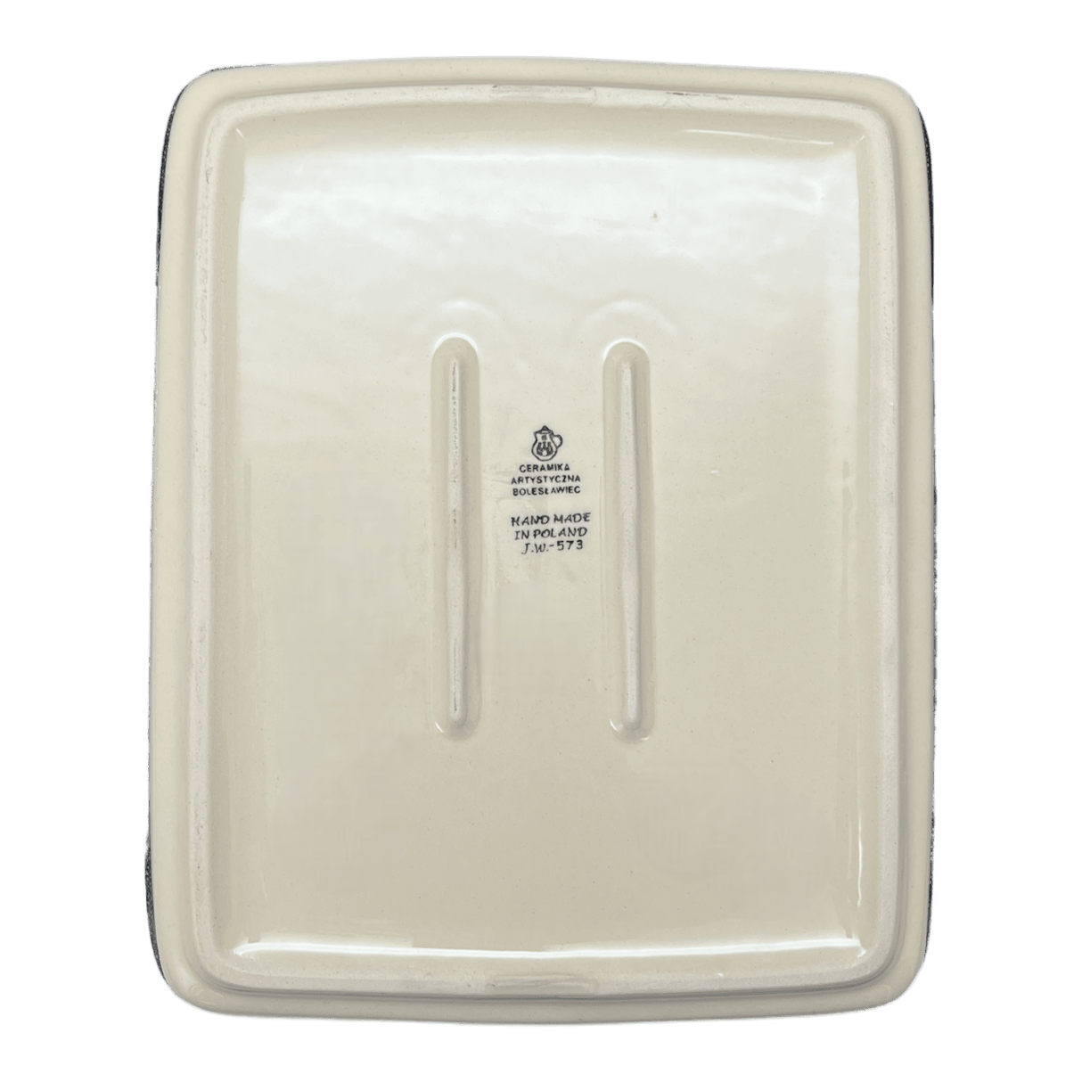 Baker, Lasagna Pan, 10.25" x 12.75" in "Peacock Plume" by Ceramika Artystyczna | A406-2218X