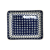 Baker, Lasagna Pan, 10.25" x 12.75" in "Peacock" by Ceramika Artystyczna | A406-54