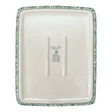 Baker, Lasagna Pan, 10.25" x 12.75" in "Tulip Burst" by Ceramika Artystyczna | A406-U4226