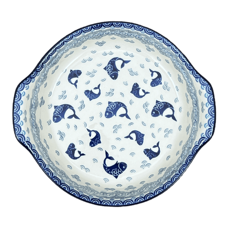 Baker, Round Handles, 10.25" in "Koi Pond" by Ceramika Artystyczna | A417-2372X