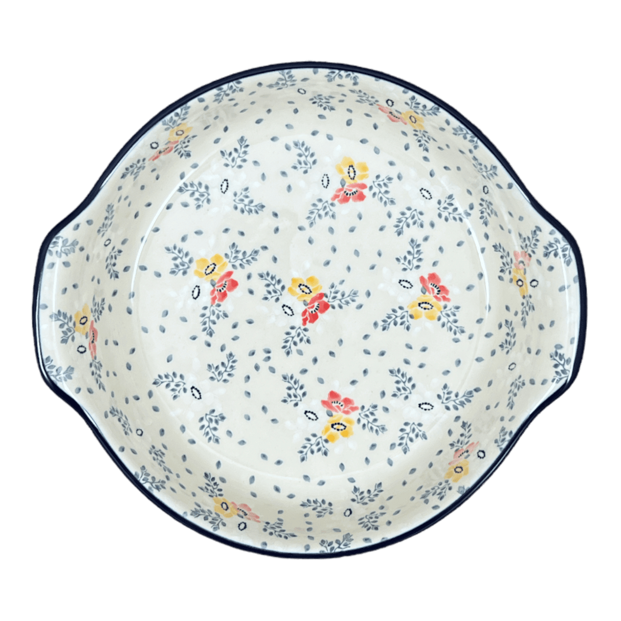 Baker, Round Handles, 10.25" in "Soft Bouquet" by Ceramika Artystyczna | A417-2378X