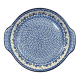 Baker, Round Handles, 10.25" in "Winter Skies" by Ceramika Artystyczna | A417-2826X