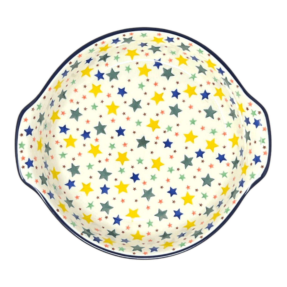 Baker, Round Handles, 10.25" in "Star Shower" by Ceramika Artystyczna | A417-359X