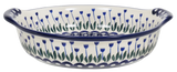 Baker, Round Handles, 10.25" in "Tulip Dot" by Ceramika Artystyczna | A417-377Z