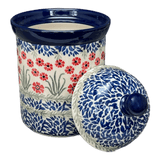 Canister, 1 Liter in "Red Aster" by Ceramika Artystyczna | A491-1435X