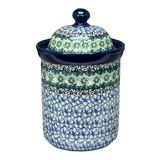 Canister, 1 Liter in "Ring of Green" by Ceramika Artystyczna | A491-1479X