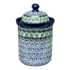Polish Pottery CA 1 Liter Canister (Ring of Green) | A491-1479X at PolishPotteryOutlet.com