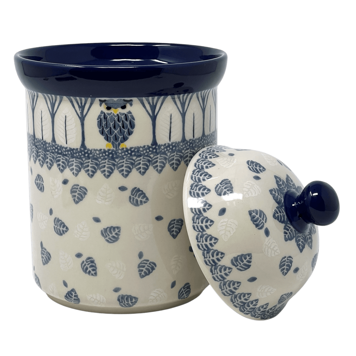 Canister, 1 Liter in "Lone Owl" by Ceramika Artystyczna | A491-3326X