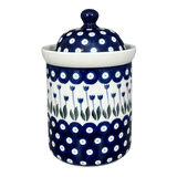 Canister, 1 Liter in "Tulip Dot" by Ceramika Artystyczna | A491-377Z