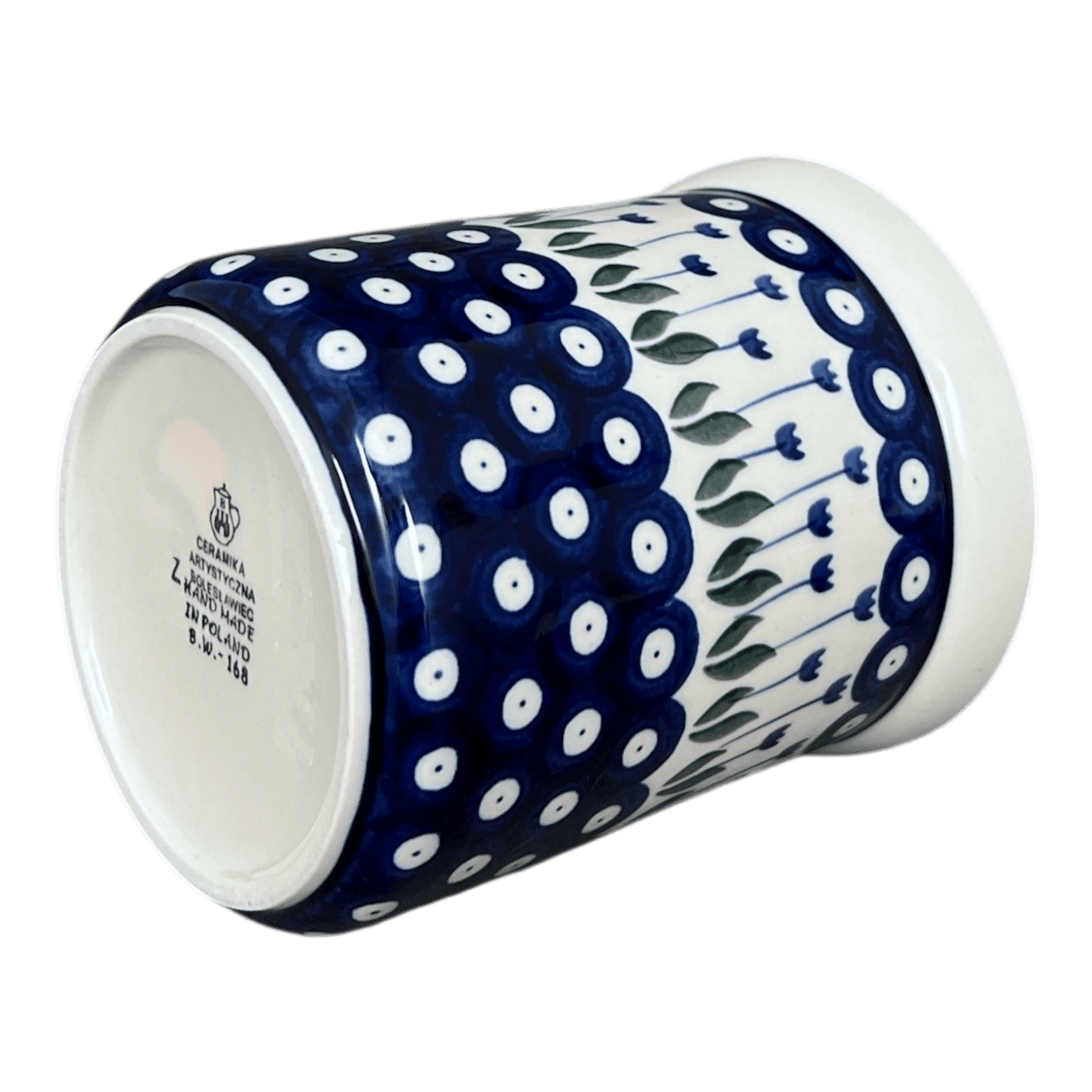 Canister, 1 Liter in "Tulip Dot" by Ceramika Artystyczna | A491-377Z