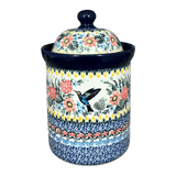 Canister, 1 Liter in "Hummingbird Bouquet" by Ceramika Artystyczna | A491-U3357