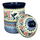 Canister, 1 Liter in "Hummingbird Bouquet" by Ceramika Artystyczna | A491-U3357