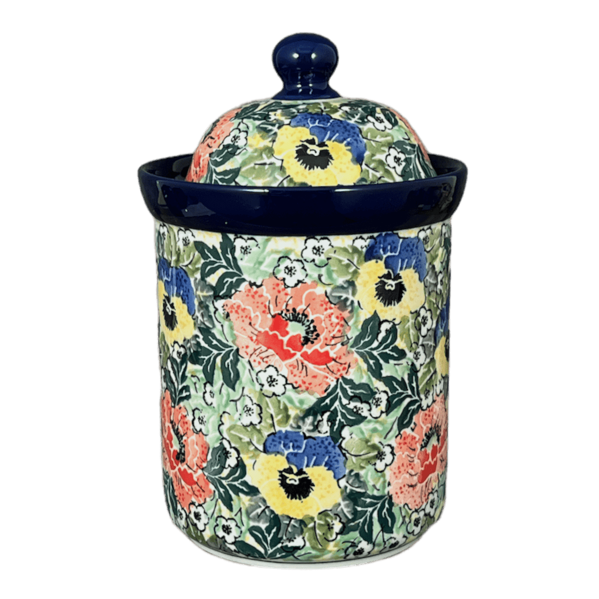 Canister, 1 Liter in "Tropical Love" by Ceramika Artystyczna | A491-U4705