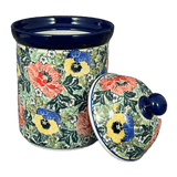 Canister, 1 Liter in "Tropical Love" by Ceramika Artystyczna | A491-U4705