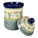Canister, 1 Liter in "White Cosmos" by Ceramika Artystyczna | A491-U4813