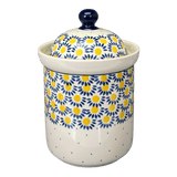 Canister, 1.3 Liter in "Sunny Circle" by Ceramika Artystyczna | A492-0215