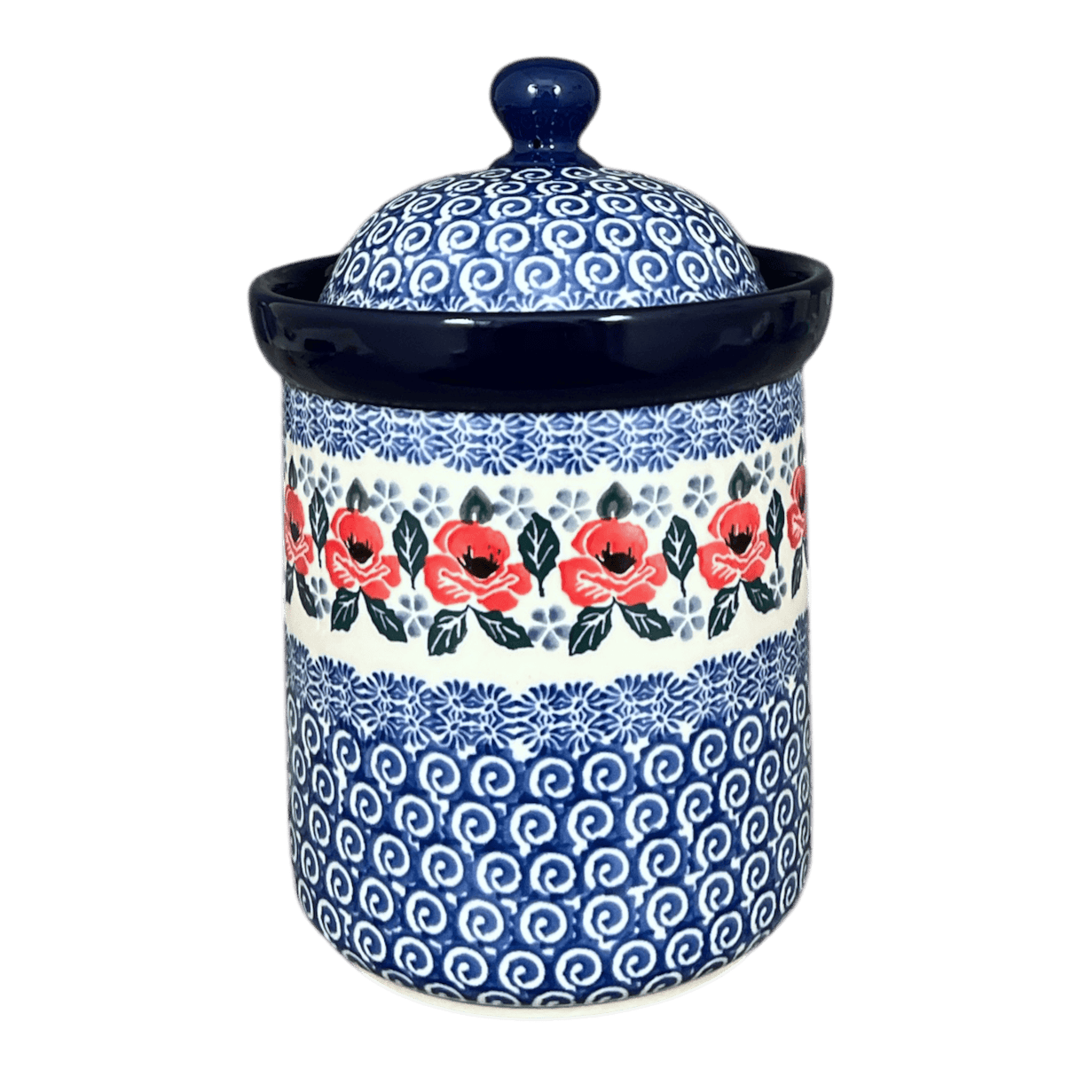 Canister, 1.3 Liter in "Rosie's Garden" by Ceramika Artystyczna | A492-1490X