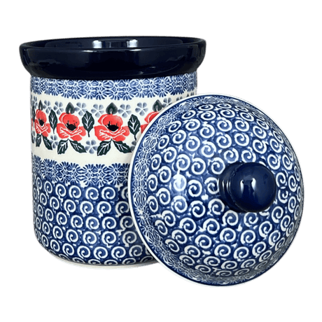 Canister, 1.3 Liter in "Rosie's Garden" by Ceramika Artystyczna | A492-1490X