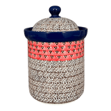 Canister, 1.3 Liter in "Coral Fans" by Ceramika Artystyczna | A492-2199X