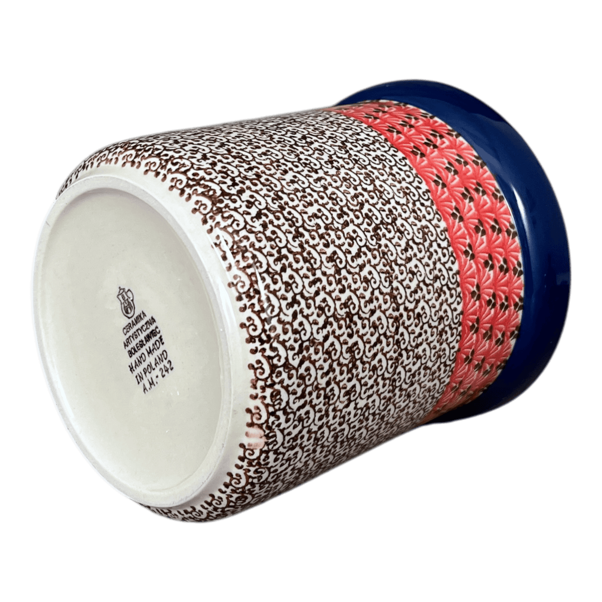 Canister, 1.3 Liter in "Coral Fans" by Ceramika Artystyczna | A492-2199X