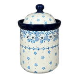 Canister, 1.3 Liter in "Pansy Blues" by Ceramika Artystyczna | A492-2346X