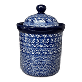 Canister, 1.3 Liter in "Wavy Blues" by Ceramika Artystyczna | A492-905X