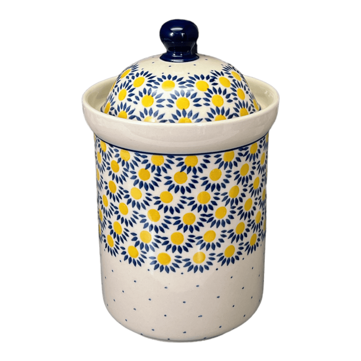 Canister, 1.5 Liter in "Sunny Circle" by Ceramika Artystyczna | A493-0215