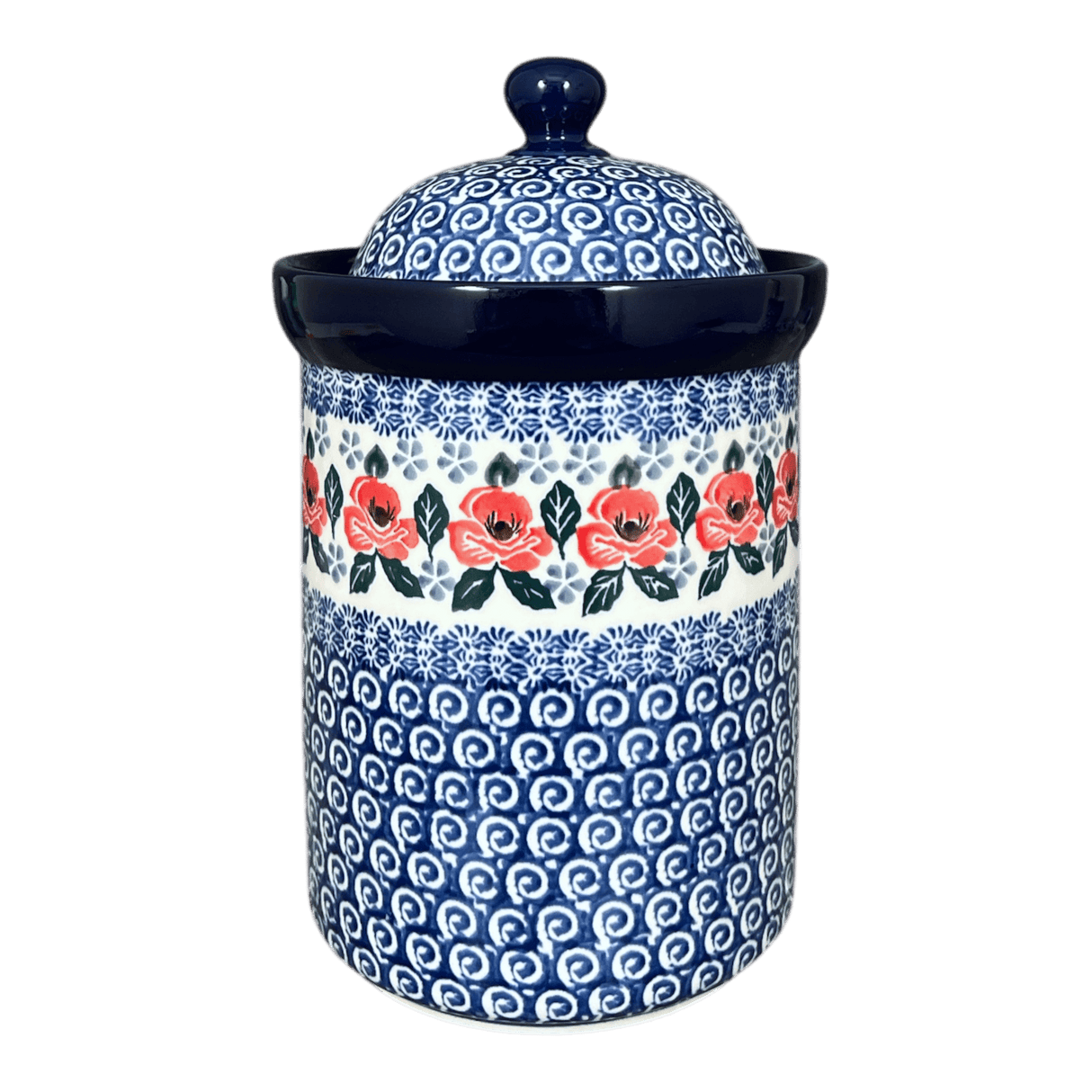 Canister, 1.5 Liter in "Rosie's Garden" by Ceramika Artystyczna | A493-1490X