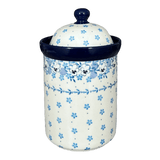 Canister, 1.5 Liter in "Pansy Blues" by Ceramika Artystyczna | A493-2346X