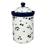 Canister, 1.5 Liter in "Cowabunga - Blue Rim" by Ceramika Artystyczna | A493-2417X