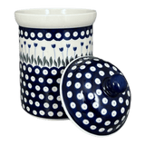 Canister, 1.5 Liter in "Tulip Dot" by Ceramika Artystyczna | A493-377Z