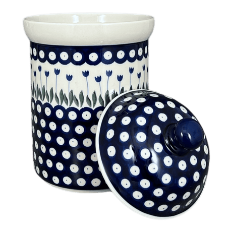 Canister, 1.5 Liter in "Tulip Dot" by Ceramika Artystyczna | A493-377Z