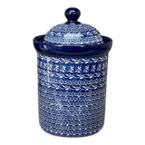 Canister, 1.5 Liter in "Wavy Blues" by Ceramika Artystyczna | A493-905X