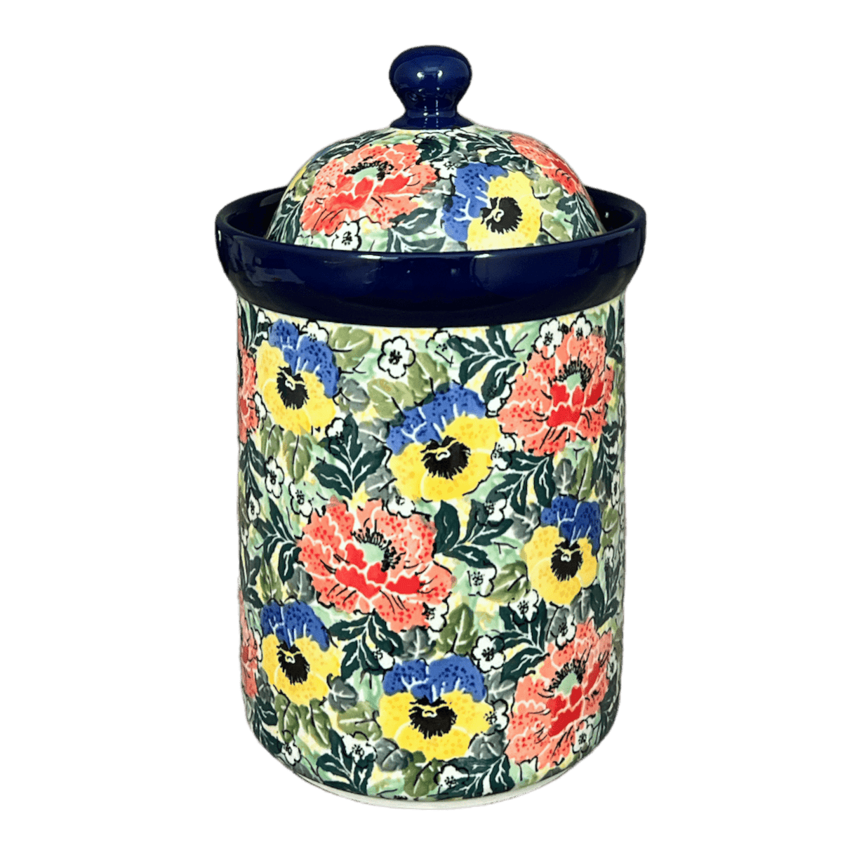 Canister, 1.5 Liter in "Tropical Love" by Ceramika Artystyczna | A493-U4705