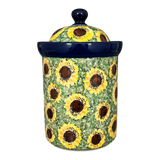 Canister, 1.5 Liter in "Sunflower Field" by Ceramika Artystyczna | A493-U4737