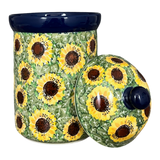 Canister, 1.5 Liter in "Sunflower Field" by Ceramika Artystyczna | A493-U4737