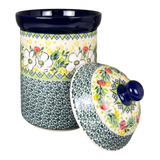 Canister, 1.5 Liter in "White Cosmos" by Ceramika Artystyczna | A493-U4813