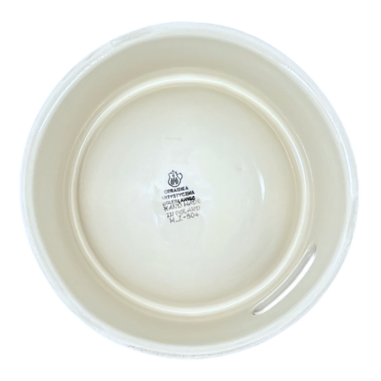 Bowl, Round, Dog Bowl, 5.5" Large in "Paw Prints" by Ceramika Artystyczna | A525-1770X