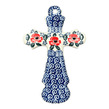 Cross, Large, 7.75" in "Rosie's Garden" by Ceramika Artystyczna | A533-1490X