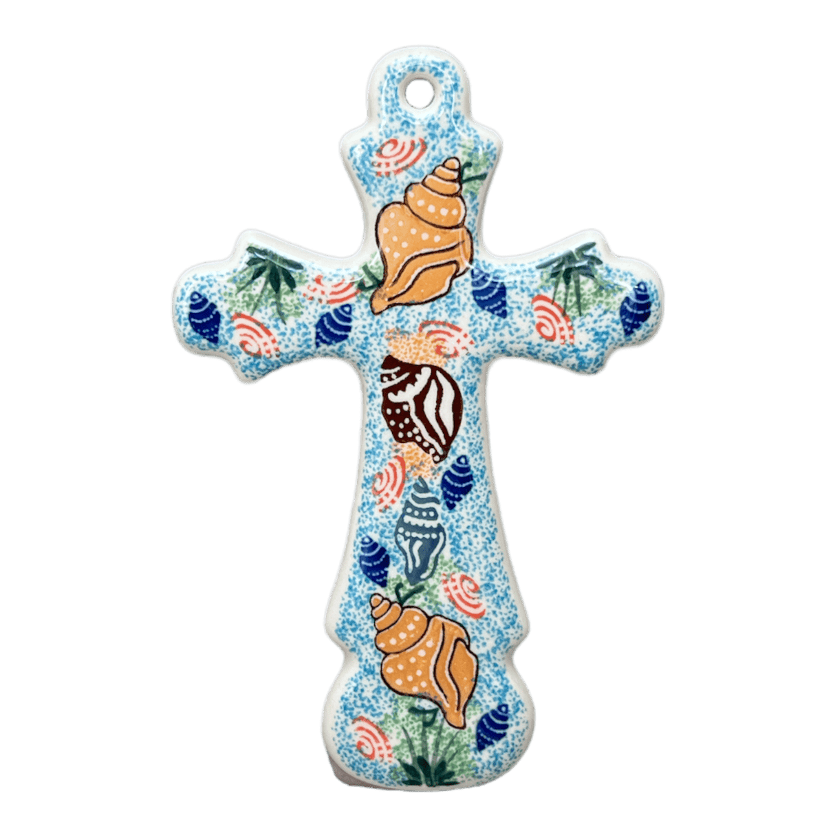 Cross, Large, 7.75" in "Poseidon's Treasure" by Ceramika Artystyczna | A533-U1899