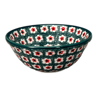 A picture of a Polish Pottery 4.75" Bowl (Riot Daffodils) | A556-1174Q as shown at PolishPotteryOutlet.com/products/4-75-bowl-riot-daffodils-a556-1174q