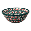 Polish Pottery CA 4.75" Bowl (Riot Daffodils) | A556-1174Q at PolishPotteryOutlet.com