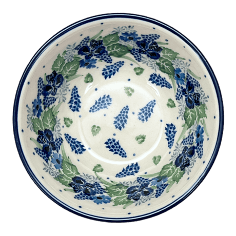 Bowl, Round, 4.75" in "Hyacinth in the Wind" by Ceramika Artystyczna | A556-2037X